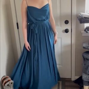 JJ’s House ink blue A line dress